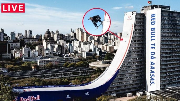 Un skater se lanzó más grande del mundo y batió dos récords Guiness en Porto Alegre