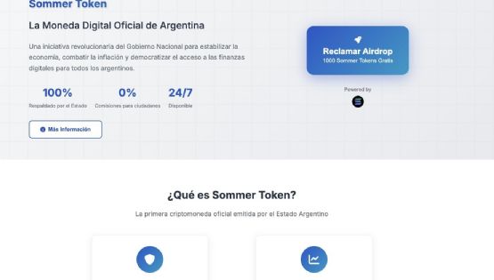 Hackean otra web estatal para promocionar una criptomoneda