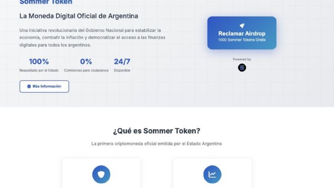 Hackean otra web estatal para promocionar una criptomoneda