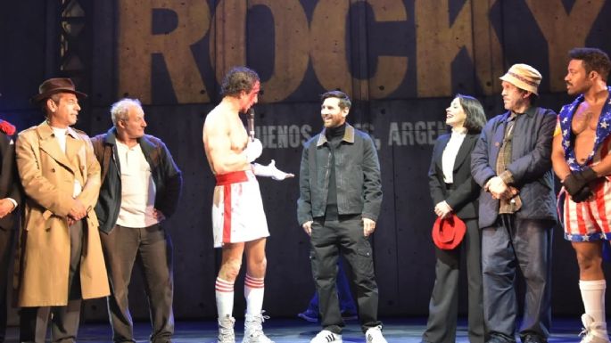Messi fue a ver a Nico Vázquez y revolucionó al público