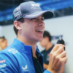 Colapinto a los besos con un uruguaya en México