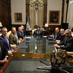 Javier Milei se reunió con su gabinete tras la derrota de LLA 