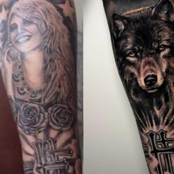 Mauro Icardi se tapó el tatuaje de Wanda Nara y mostró el proceso 