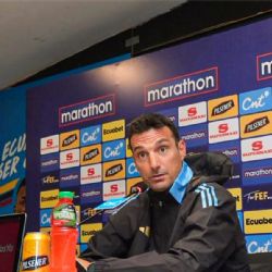 Scaloni: “Hay veces que el rival juega y tenemos que sufrir”