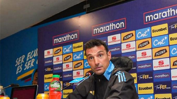 Scaloni: “Hay veces que el rival juega y tenemos que sufrir”
