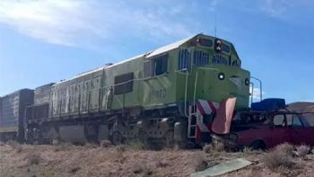 La cuentan de milagro: un Renault 12 aguantó la embestida del Tren Patagónico