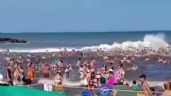 Foto ilustrativa de la nota titulada: Pánico en Santa Clara del Mar por una ola gigante que dejó un muerto y 35 heridos 