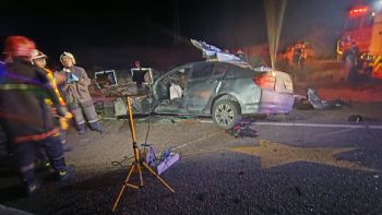 Un muerto y cuatro heridos tras otro choque frontal en la ruta a Chile