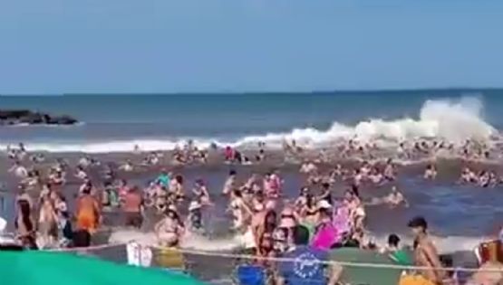 Pánico en Santa Clara del Mar por una ola gigante que dejó un muerto y 35 heridos 