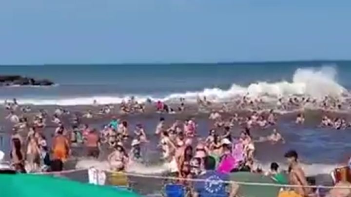 Pánico en Santa Clara del Mar por una ola gigante que dejó un muerto y 35 heridos 