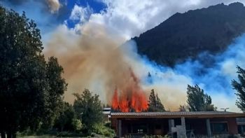 El incendio en Puerto Patriada está contenido en un 100%