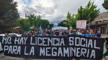 Así fue la movilización contra la minería en Uspallata