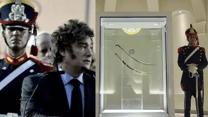 Milei, el sable de San Martín y el nacionalismo popular