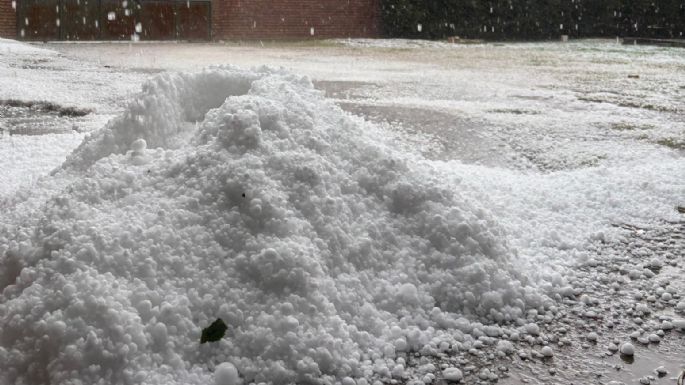 Videos: una fuerte tormenta con granizo azotó Real del Padre