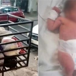 “Con el cordón umbilical y bolsas encima”: contó la policía que encontró a la bebé en el tacho