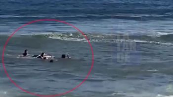 Rescataron a Martín Demichelis y a su familia en una playa de Punta del Este