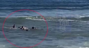 Rescataron a Martín Demichelis y a su familia en una playa de Punta del Este