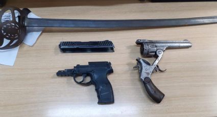 Recuperaron el sable había sido robado en el Campo Histórico El Plumerillo 