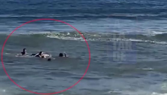 Rescataron a Martín Demichelis y a su familia en una playa de Punta del Este