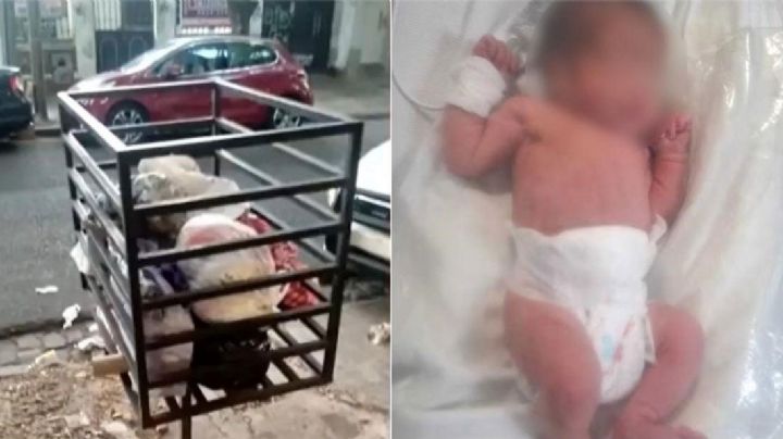“Con el cordón umbilical y bolsas encima”: contó la policía que encontró a la bebé en el tacho