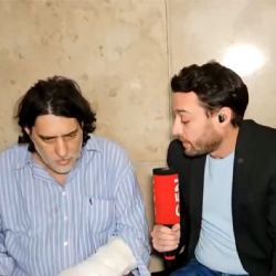 “Estoy vivo para contarlo”, habló el hombre al que se le cayó un vidrio en Palermo