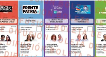 Atención: así es la boleta de candidatos para votar en Luján de Cuyo