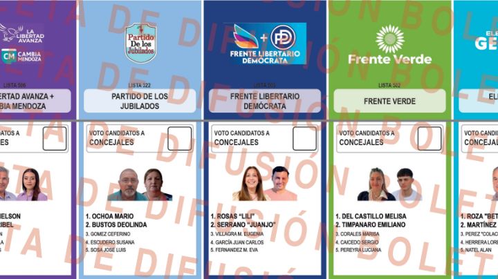 Atención: así es la boleta de candidatos en La Paz