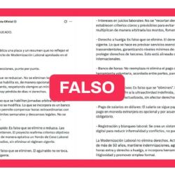 Chequeado afirma que la Oficina de Respuesta Oficial refutó una infografía con desinformación 