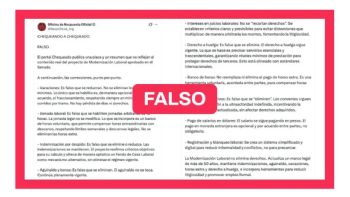 Chequeado afirma que la Oficina de Respuesta Oficial refutó una infografía con desinformación 
