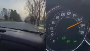 Dos mujeres se filmaron manejando a 180 km/h y lo compartieron en sus redes 