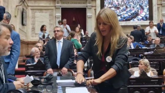 Reforma laboral: una diputada de UxP desenchufó micrófonos para interrumpir la sesión
