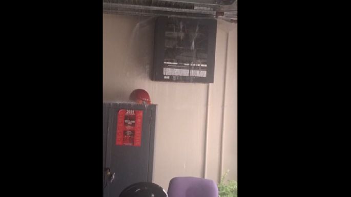 Videos: así se inundaron OSEP y sus hospitales durante la tormenta