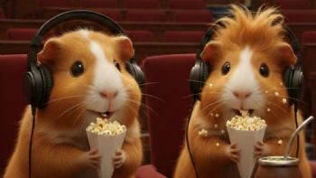 Los Cuyis comen pochoclos viendo el show del chisme electoral