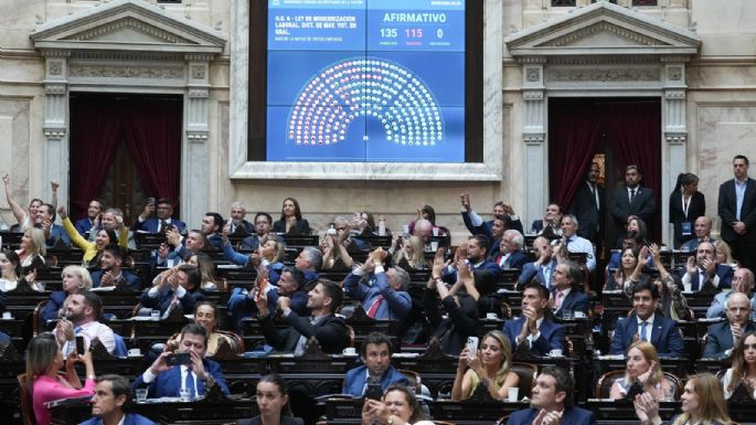 El oficialismo y sus aliados aprobaron la reforma laboral y vuelve con cambios al Senado