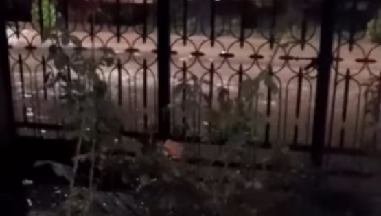 Video: casas inundadas por las obras viales de Las Heras