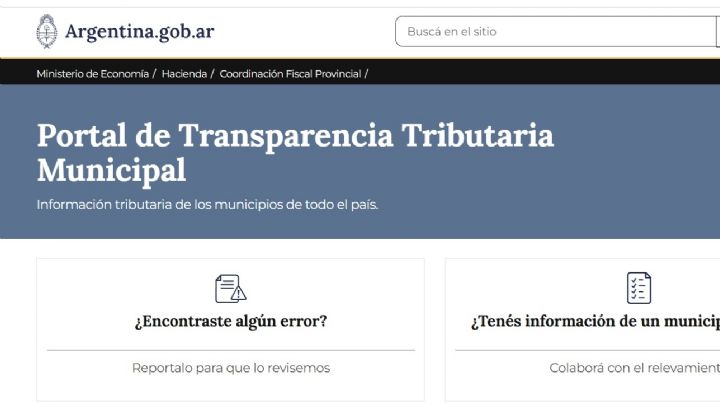 El Gobierno lanzó una web para denunciar las tasas municipales: quiénes cobran las más altas