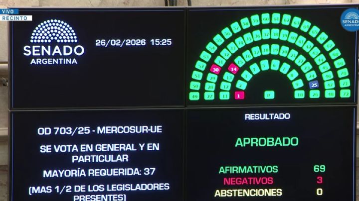 El Senado aprobó el acuerdo comercial entre el Mercosur y la Unión Europea 
