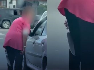 Una jubilada amenazó con un cuchillo a otro conductor en una pelea de tránsito 