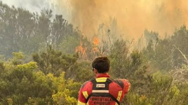 Foto iliustrativa de  Incendios en la Patagonia: 500 bomberos luchan contra el fuego en Chubut