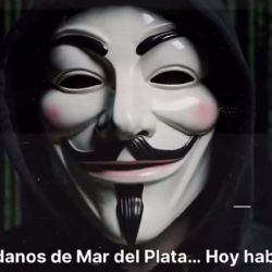 Al estilo Anonymous, convocan a una marcha por la inseguridad en Mar del Plata