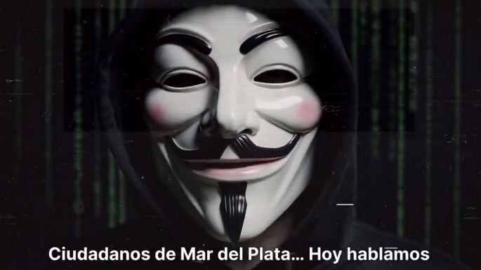 Al estilo Anonymous, convocan a una marcha por la inseguridad en Mar del Plata