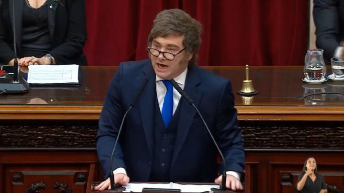 Con cruces con el kirchnerismo, Milei anunció reformas y dijo que "la malaria se ha terminado"