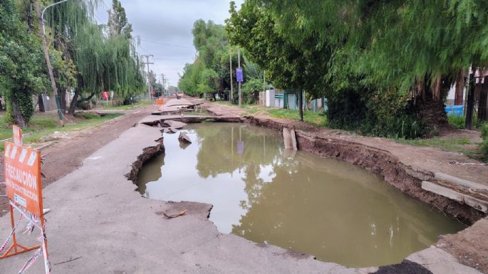 Emergencia ambiental y crisis por otro colapso cloacal en Guaymallén