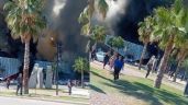 Foto ilustrativa de la nota titulada: Pánico y desesperación por el incendio del casino Totem Boulevard