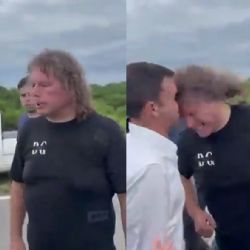 Un militante peronista le rompió la nariz a diputado libertario de un cabezazo 