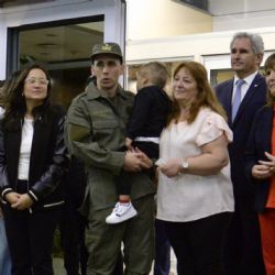 Emotivo reencuentro de Nahuel Gallo con su esposa y su hijo en Argentina