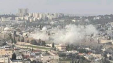 Foto iliustrativa de  Un misil iraní impactó a metros del Muro de los Lamentos