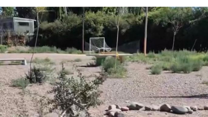 Malestar en Maipú por el abandono de un playón deportivo