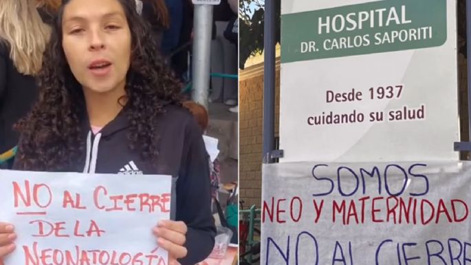 Crece el enojo en Rivadavia por el cierre de la maternidad del Hospital Saporiti
