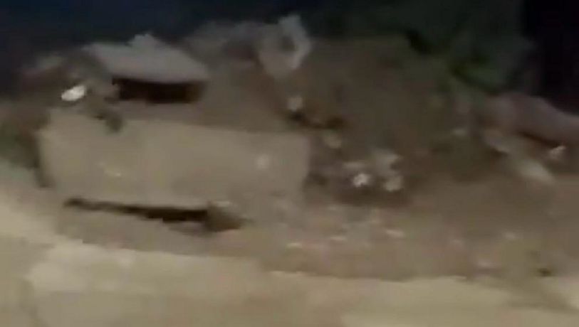 Emergencia en Godoy Cruz: un socavón complica a los vecinos del barrio 4 de julio